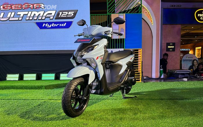 Yamaha Gear Ultima 125 Hybridmengunakan sasis underbone dengan ketebalan 2,3 mm