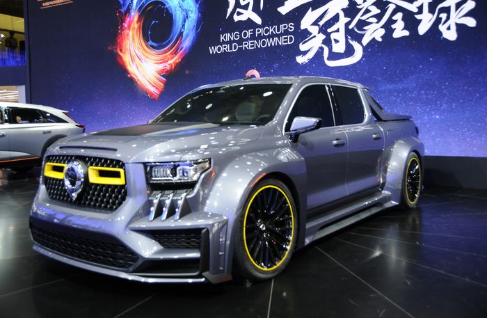Modifikasi pikap kabin ganda Cannon King Kong Supercar Pickup Concept 