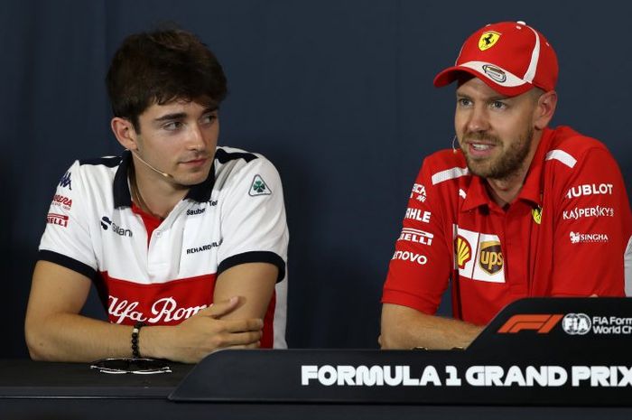 Charles Leclerc akan jadi rekan setim Sebastian Vettel di Ferrari mulai musim balap F1 2019