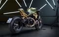 Berandalan Berkelas, Rangka Ducati Monster Dilabur Emas 24 Karat
