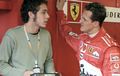 Ternyata Valentino Rossi Pernah Membuat Michael Schumacher Melongo