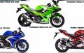Kelihatan Aslinya, Ninja250 Masih Asapi CBR250RR dan R25
