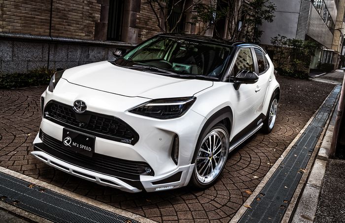 Tampilan depan modifikasi Toyota Yaris Cross