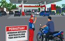 Pengguna Suzuki Thunder dkk Waswas, SPBU Akan Tolak Layani Motor Bertangki Monster