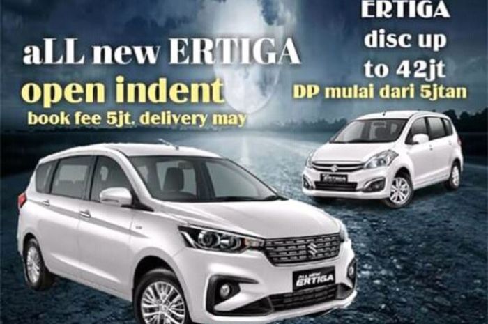 Suzuki Ertiga Ultimate M/T diskon hingga Rp 42 juta