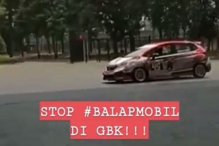 Cuplikan video testing speed sebelum drag race Oktober 2019 mendatang di Gelora Bung Karno