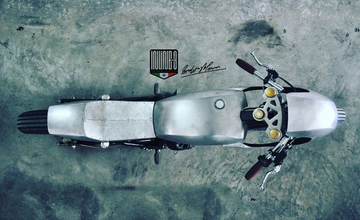 Royal Enfield custom salt flat racer besutan Inline3 Custom Motorcycles