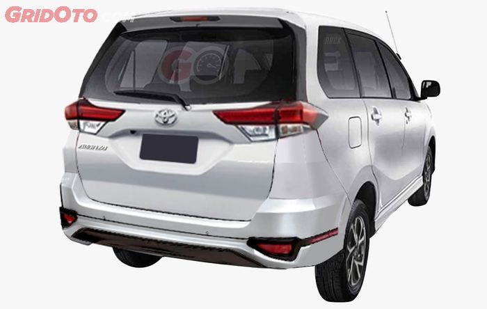 Prediksi desain sektor buritan Toyota Avanza baru