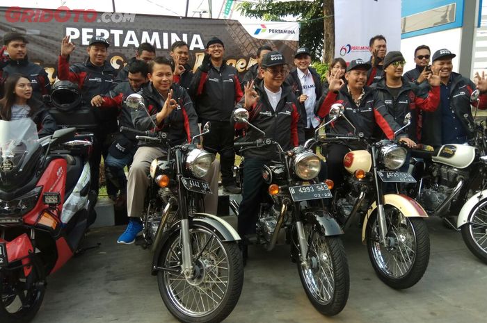 Sebelum mulai turing,  kumpul bersama terlebih dahulu