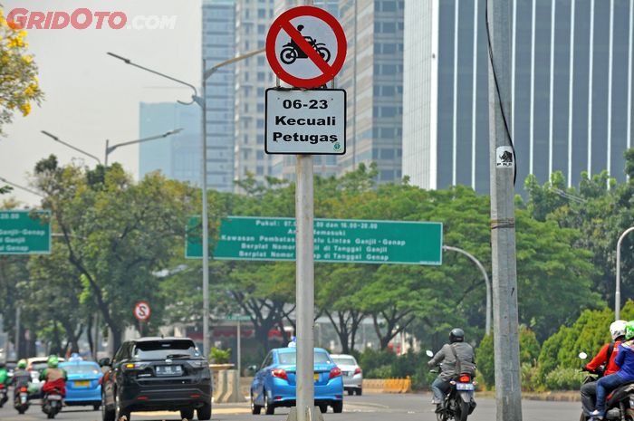 Ilustari ganjil genap di Jakarta