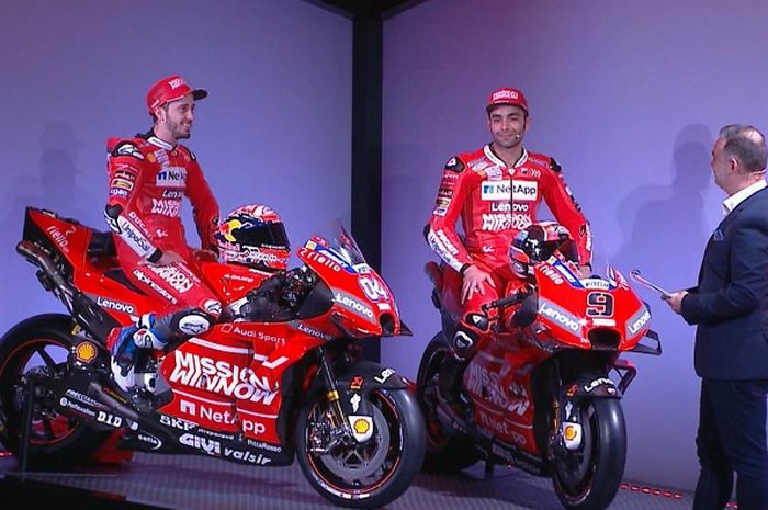 Peluncuran tim Ducati untuk MotoGP 2019.