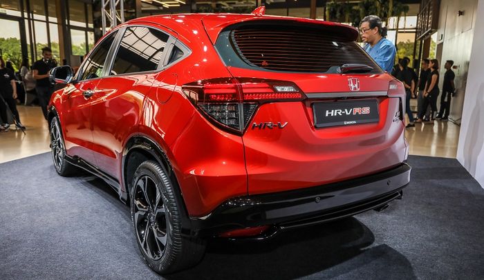 Penampakan belakang Honda HR-V facelift di Malaysia
