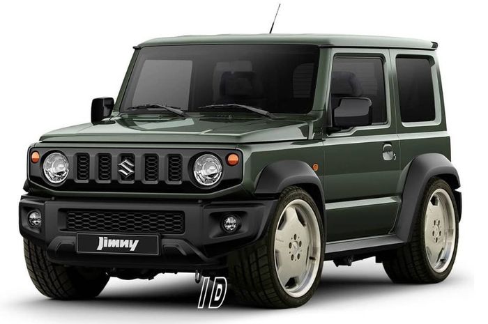 Modifikasi digital Suzuki Jimny pakai gaya tahun 1990-an