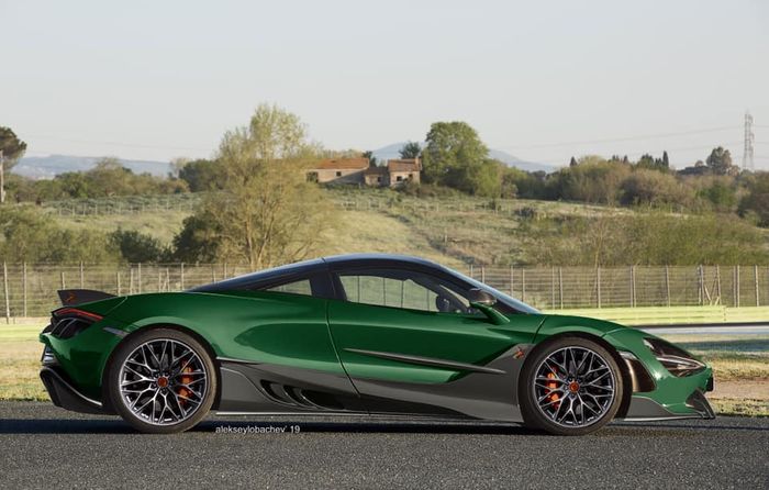 Tampilan samping McLaren 720S pakai body kit terbaru TopCar