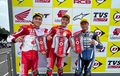 Detik-detik Indonesia Raya Berkumandang di Jepang, Pembalap Tanah Air Borong Podium AP250 ARRC Jepang 2022