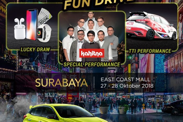 Toyota Yaris Gelar Fun Drive di Surabaya