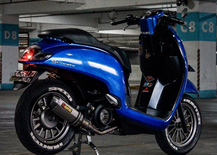 Modifikasi Honda Scoopy Cafe Racer Asal Bali Ini Modalnya Rp 5 Jutaan Gridoto Com