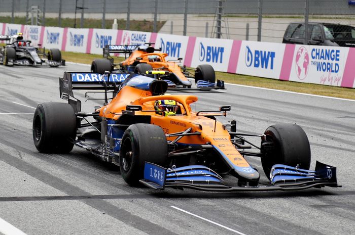 Lando Norris selalu menyumbang point untuk tim McLaren di musim balap F1 2021