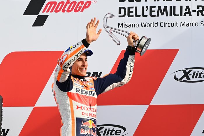 Marc Marquez, menjelaskan mengapa kemenangan di  Spesial MotoGP Emilia Romagna 2021 spesial