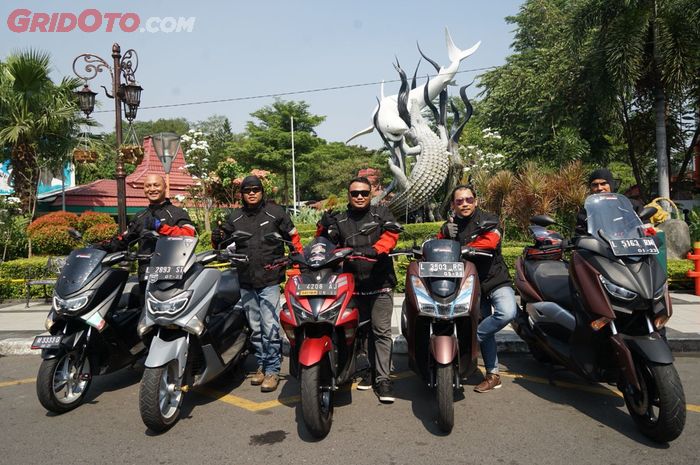 Rider sudah tiba di Surabaya (4/5/2018).