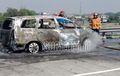 Ludes, Kijang Innova Terbakar di Tol, Penyebab Membingungkan