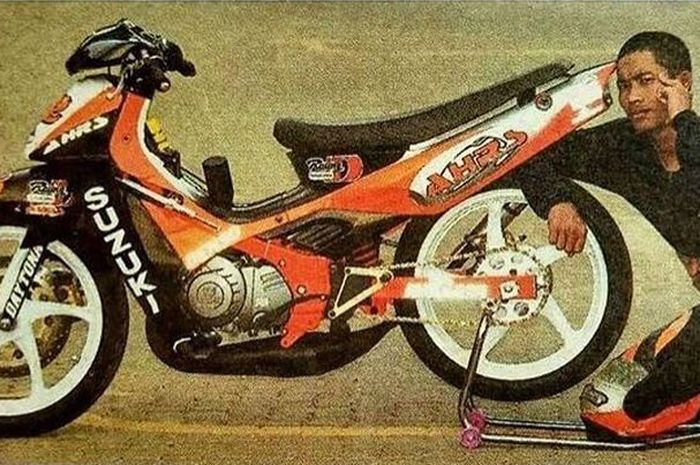 M.Fadly motor andalannya di ajang balap 2000-an, Suzuki RG-Sports murni bukan Satria 2-Tak