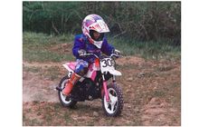 Bukan Honda Apalagi Ducati, Ternyata Motor Pertama Marc Marquez Justru Yamaha Imut Ini