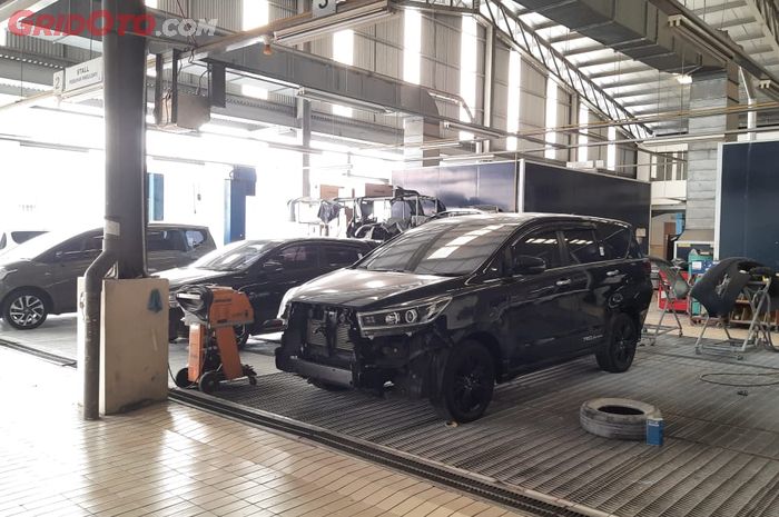 Bengkel body repair resmi Setiajaya Toyota di Depok