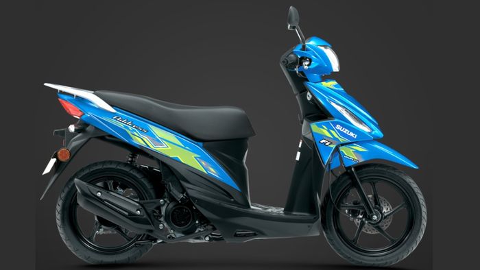 Suzuki Address warna biru versi Thailand