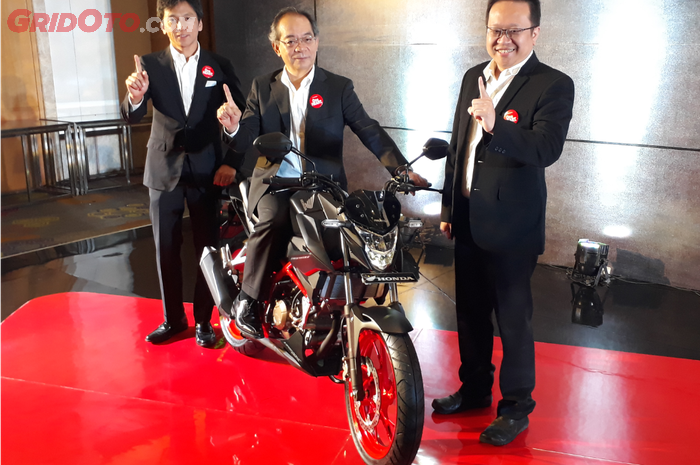 Honda resmi meluncurkan New CB150R StreetFire di Kemayoran, Jakarta Utara 