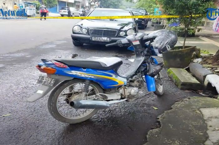 Suzuki Shogun 110 R yang diduga milik pelaku bom Bandung