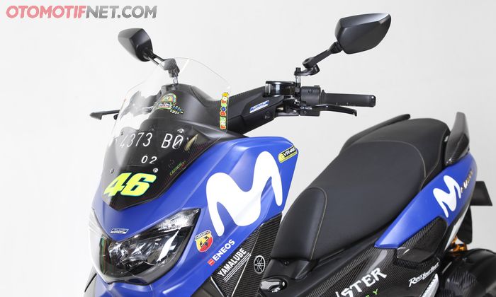 Modifikasi Yamaha NMAX Livery Yamaha MotoGP 2018