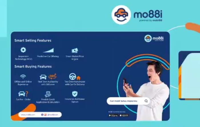 Ilustrasi aplikasi mo88i dari mobil88