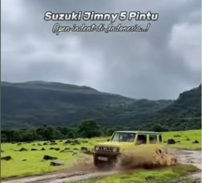 Teaser Suzuki Jimny 5 pintu yang sudah bisa dipesan di Indonesia