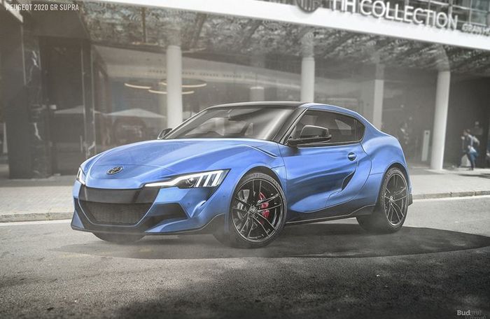 Modifikasi digital Toyota Supra dengan Peugeot 208