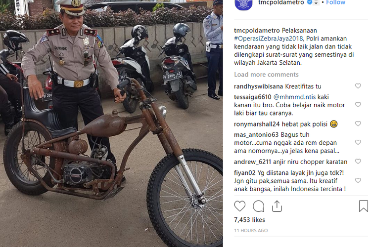 Motor Custom Kena Tilang Saat Operasi Zebra Pahami Lagi Yuk Aturan Modifikasi Semua Halaman Gridoto Com