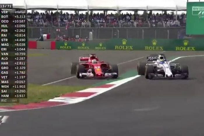 Sebastian Vettel dan Felipe Massa