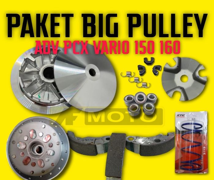 Tinggal pasang, segini harga paket big pulley buat Honda ADV 160 