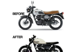Cakep! Hasil Render Kawasaki W175 Scrambler, Sederhana Main Minimalis