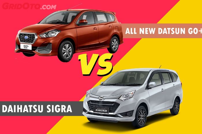 New Datsun GO+ vs Daihatsu Sigra