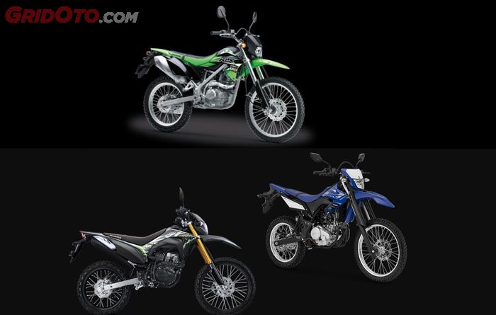 Kawasaki KLX 150 BF, Honda CRF150L dan Yamaha WR155R