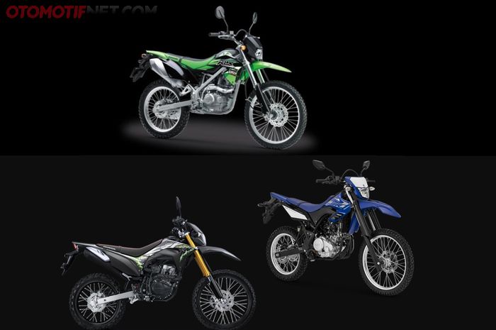 Kawasaki KLX 150BF, Honda CRF150L dan Yamaha WR 155 R