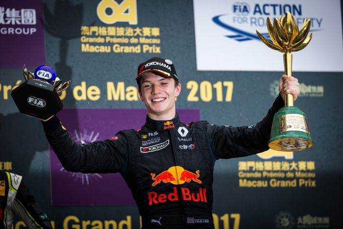 Didukung Red Bull, Dan Ticktum juara di F3 Makau tahun 2017