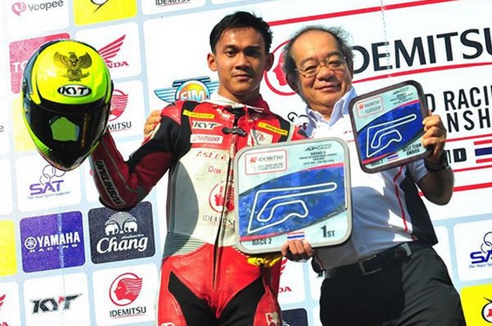 Awhin Sanjaya yang menang pada race 2 AP250 ARRC Thailand, dibatalkan