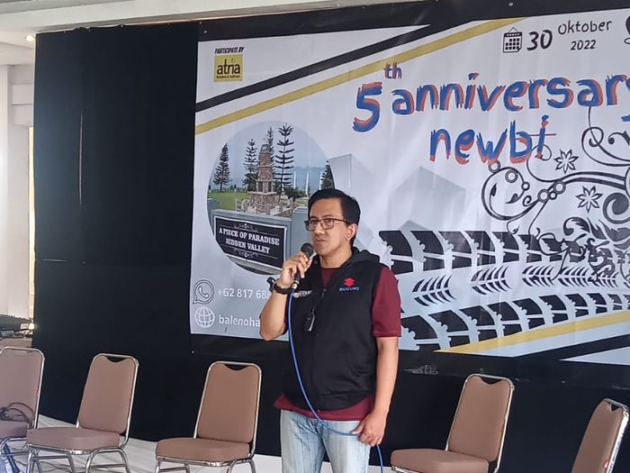 komunitas New Baleno Hatchback Indonesia (NEWBI) tahun ini merayakan anniversary yang ke-5