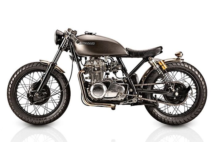 Kawasaki KZ400 custom cafe racer dari Tattoo Custom Motorcycles