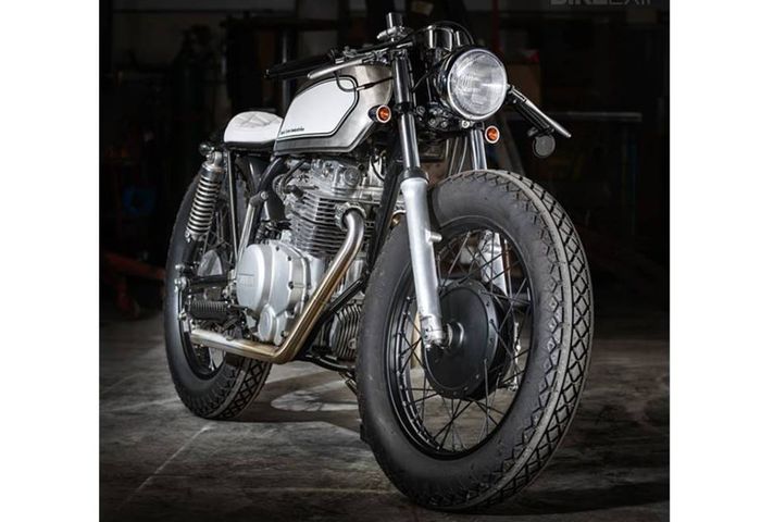 Yamaha XS400 custom cafe racer garapan Spin Cycle Industries