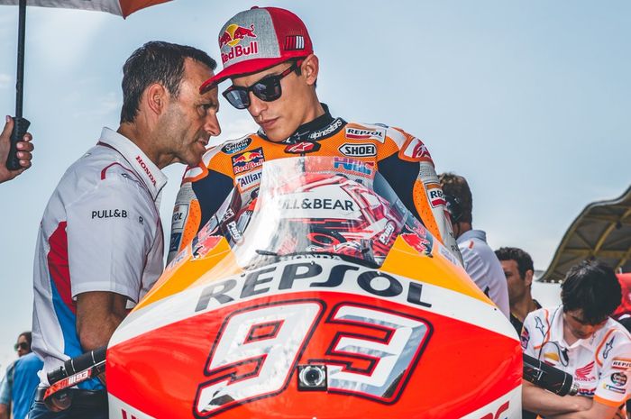 Marc Marquez meski terbukti rajanya Sachsenring tapi gak mau gegabah di MotoGP Jerman 2019