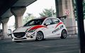 Modifikasi Mazda2 Tampil Racing Pakai Sayap Lebar Plus Kaki-kaki Meaty
