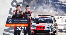 Pereli Tim Toyota Sebastien Ogier Pecahkan Rekor Menang di Reli Monte Carlo 2021